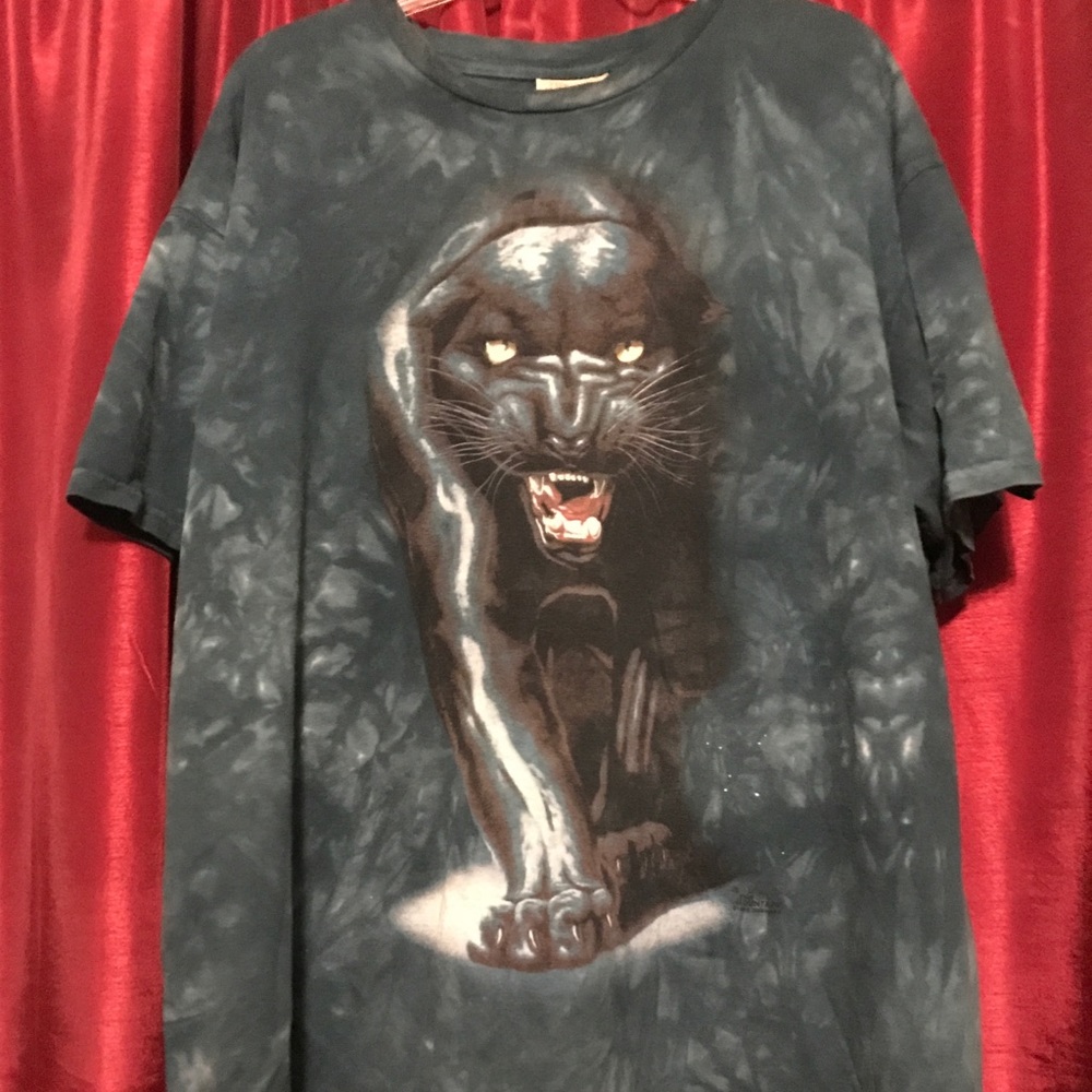 🌈4/$15🌈Black panther teal tye dye shirt🌈
